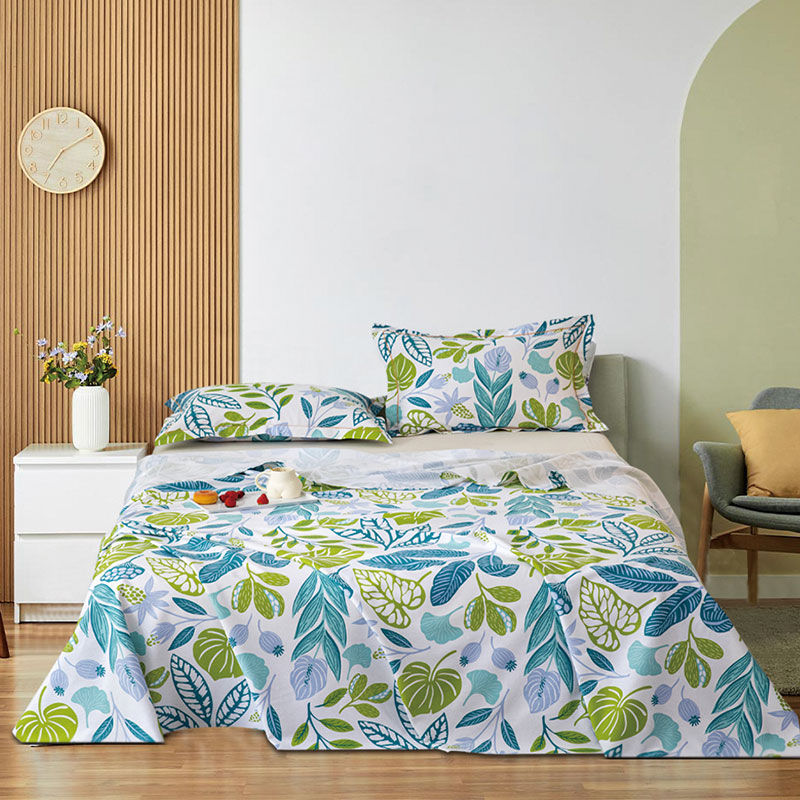 葉語-粗布印花三件套  |TQ-S62